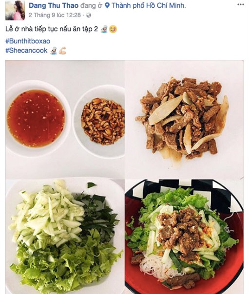 sap lay chong, hoa hau thu thao bong lien tuc khoe mam com tu nau - 2