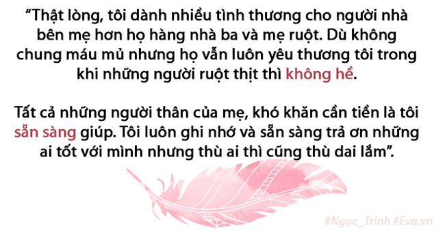 uu diem de phan chu cua ngoc trinh: chung thuy nhung mu quang, da tot bung con vo tu? - 14