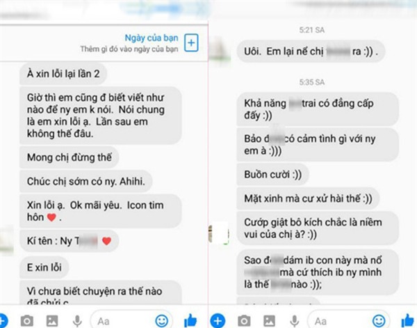 Vui tay kết bạn Facebook với trai đã có chủ, cô gái bị người yêu anh chàng mắng nhiếc, lập bàn thờ vì ghen - Ảnh 2.