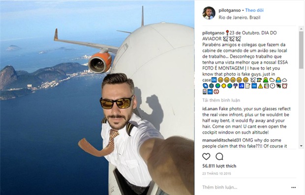 Sự thật đằng sau những tấm hình selfie giữa bầu trời gây sốt Internet sẽ khiến bạn cảm thấy... bị lừa - Ảnh 1.
