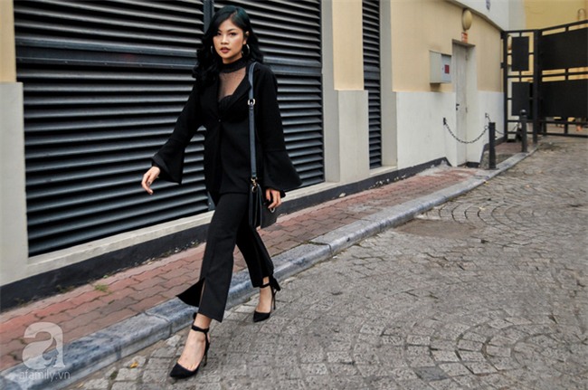 Thời tiết ẩm ương nhưng các quý cô miền Bắc vẫn mặc đẹp hết sảy trong street style tuần này - Ảnh 4.