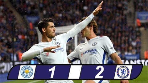 Đả bại Leicester, nhà vua Chelsea đang trở lại