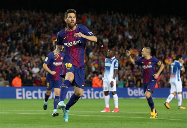 Messi lập hat-trick, Barca thắng 5 sao để hơn Real 4 điểm - Ảnh 4.