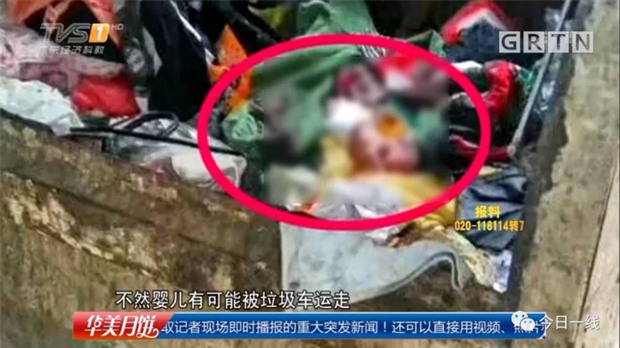 Bà nội cùng bà ngoại thẳng tay ném cháu gái mới sinh thiếu tháng vào thùng rác bên đường - Ảnh 1.