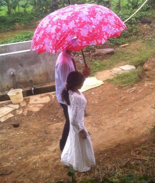 dam cuoi cua chu re lang son va co dau thap coi suy dinh duong "gay bao" mxh - 2