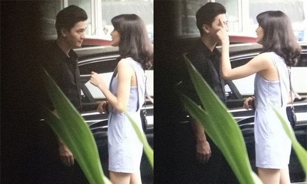 Huỳnh Anh bị bắt gặp có những cử chỉ vô cùng tình cảm với Hạ Vi. - Tin sao Viet - Tin tuc sao Viet - Scandal sao Viet - Tin tuc cua Sao - Tin cua Sao