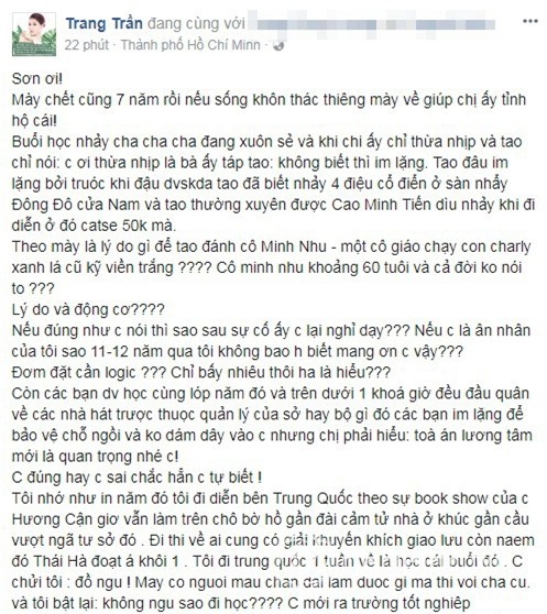 Trang Trần, người mẫu Trang Trần, vợ Xuân Bắc,chuyện làng sao,sao Việt