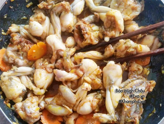 ech xao sa te ngon te dau luoi, cac "tin do" cua mon ech khong the bo qua - 7