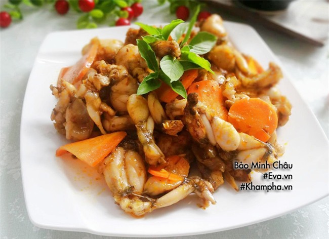 ech xao sa te ngon te dau luoi, cac "tin do" cua mon ech khong the bo qua - 8