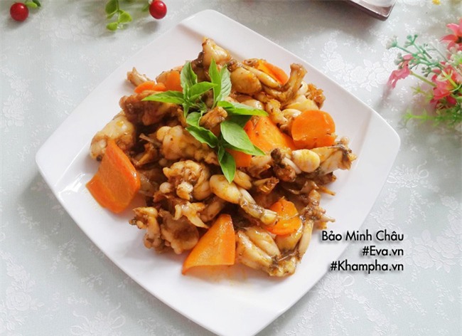 ech xao sa te ngon te dau luoi, cac "tin do" cua mon ech khong the bo qua - 9