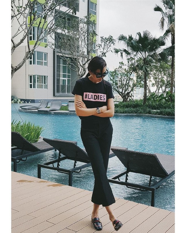 Kỳ Duyên, Khánh Linh The Face đọ hàng hiệu trong street style tuần qua - Ảnh 4.