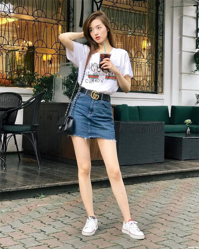 Kỳ Duyên, Khánh Linh The Face đọ hàng hiệu trong street style tuần qua - Ảnh 9.