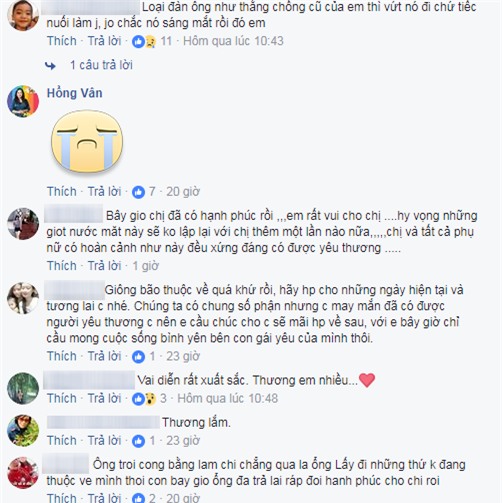 Nhiều khán giả đã thể hiện sự đồng cảm với Lê Phương. Bên cạnh đó, 