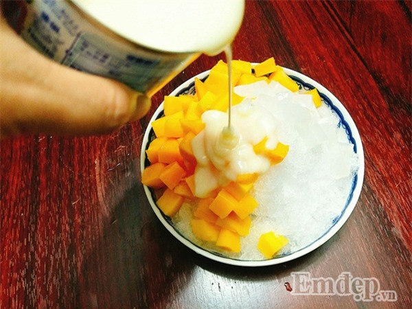 Kem xoài kiểu Đài Loan, món tráng miệng tuyệt ngon chỉ tiêu tốn của bạn 20 phút-6