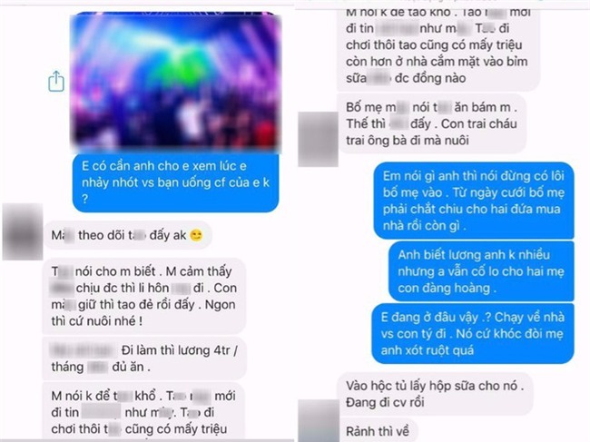 Vợ đi bar bỏ con 2 tuổi khóc ở nhà, chồng nhắn tin gọi về thì bị mắng: sao làm phiền lúc tôi đi chơi - Ảnh 3.