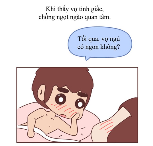 Tranh vui: Chồng thể hiện tình yêu theo cách này thì cả đời vợ chẳng thèm nhìn người đàn ông nào khác! - Ảnh 6.