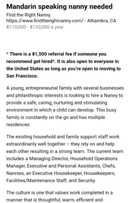 xon xao thong tin ong chu facebook dang tim giup viec voi gia 2,5 ty/nam - 1