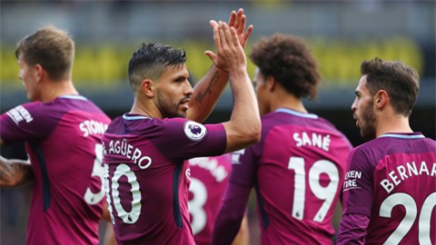 Man City có chiến thắng dễ dàng trên sân của Watford