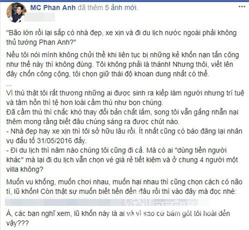 MC Phan Anh, MC Quốc dân, Phan Anh, sao việt