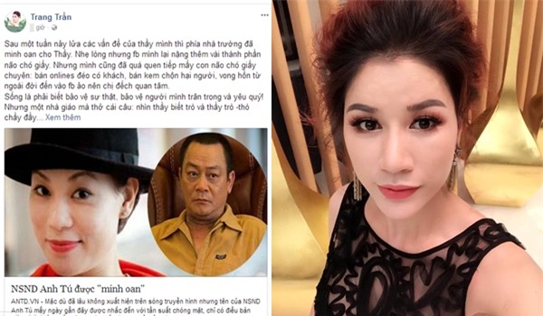 Trang Trần mỉa mai vợ Xuân Bắc tầm thường và mắng anti-fan là loại vong hồn-1