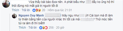 Phát ngôn này lập tức gây tranh cãi từ nhiều người. - Tin sao Viet - Tin tuc sao Viet - Scandal sao Viet - Tin tuc cua Sao - Tin cua Sao