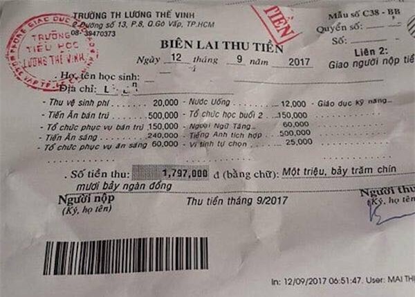 lạm thu, học sinh, thu chi đầu năn, họp phụ huynh, hội phụ huynh học sinh