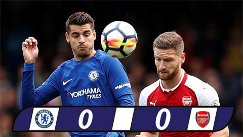 David Luiz nhận thẻ đỏ, Arsenal hết dớp toàn thua Chelsea ở Stamford Bridge