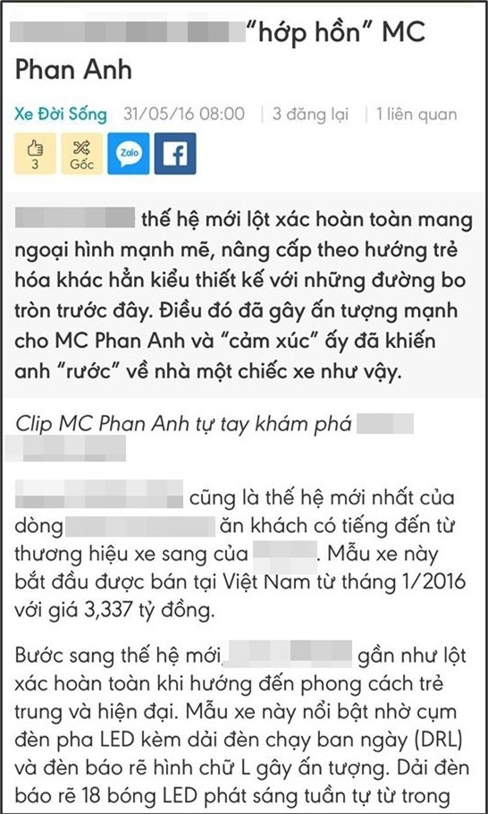 MC Phan Anh chụp màn hình những bài báo giới thiệu nhà và xe của anh được đăng tải trước khi kêu gọi quyên góp từ thiện ủng hộ đồng bào bão lũ miền Trung. - Tin sao Viet - Tin tuc sao Viet - Scandal sao Viet - Tin tuc cua Sao - Tin cua Sao
