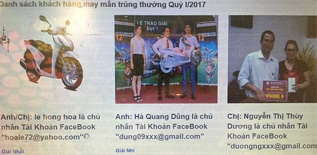 Mất 100 triệu vì sập bẫy trúng thưởng trên Facebook - Ảnh 3.