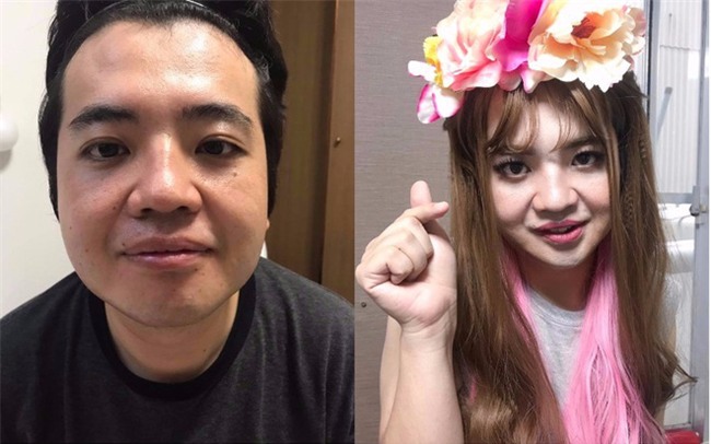 Không có mẫu trang điểm, vợ vui tay đè chồng ra tô son trát phấn khiến 500 chị em cười đau ruột - Ảnh 4.