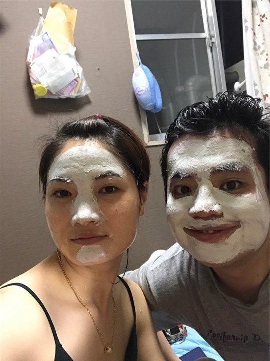 Không có mẫu trang điểm, vợ vui tay đè chồng ra tô son trát phấn khiến 500 chị em cười đau ruột - Ảnh 8.