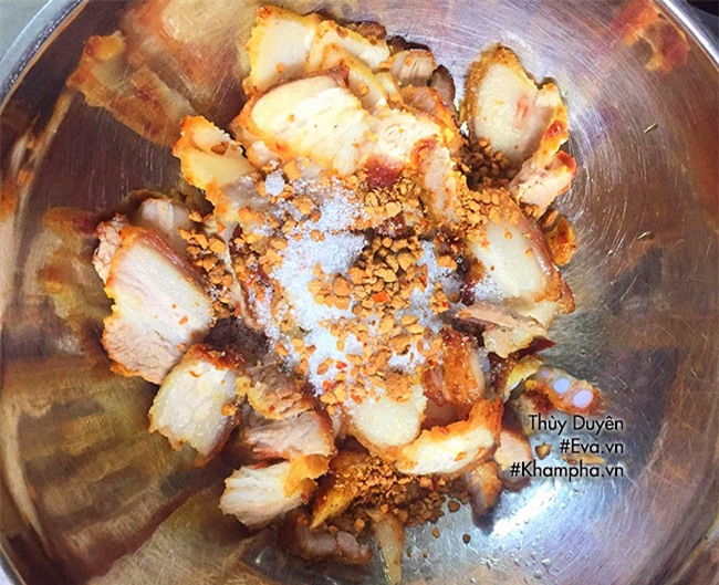 thit ba chi lac sa quat la mieng, an la nghien lien! - 5