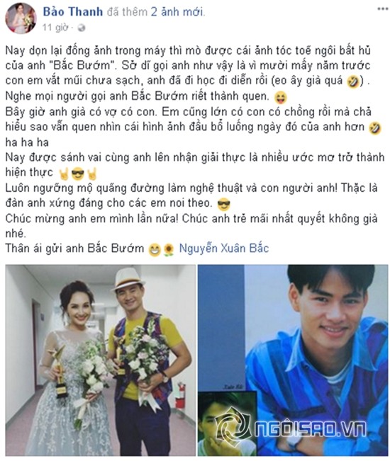 chuyện làng sao,sao Việt,Bảo Thanh,Xuân Bắc