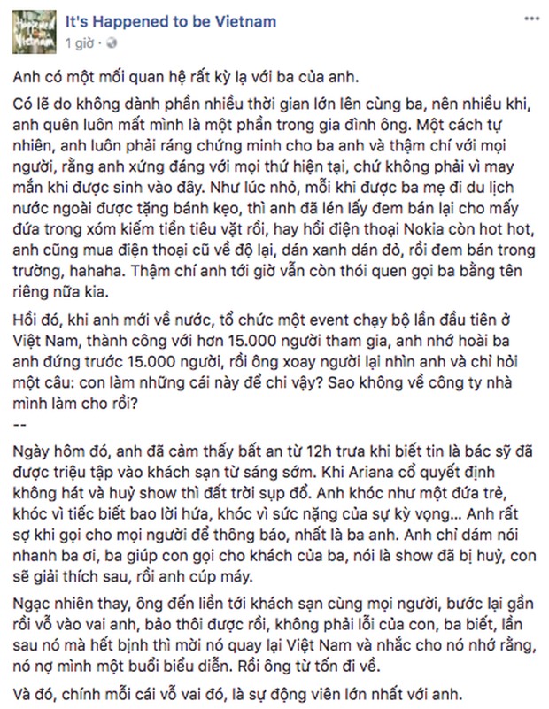 Dân mạng xôn xao trước câu chuyện đầy cảm động của Phillip Nguyễn và ba - Ảnh 2.