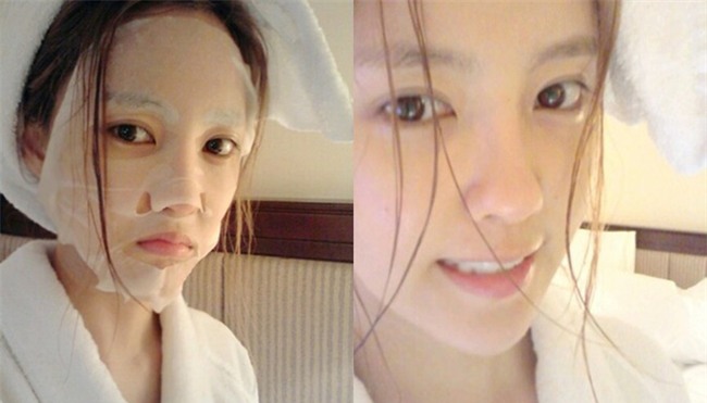 Loạt người đẹp Châu Á sử dụng mặt nạ giấy như 1 bước chăm sóc da hàng ngày - Ảnh 13.