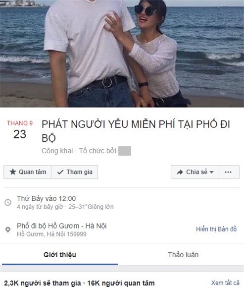 Cam chao chay, tuyen nguoi yeu o pho di bo: Nham nhi hay sang tao? hinh anh 1