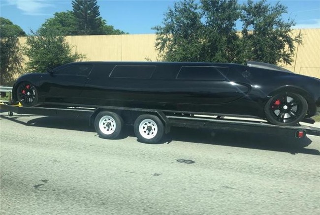 Bugatti Veyron bien thanh xe limousine hinh anh 1