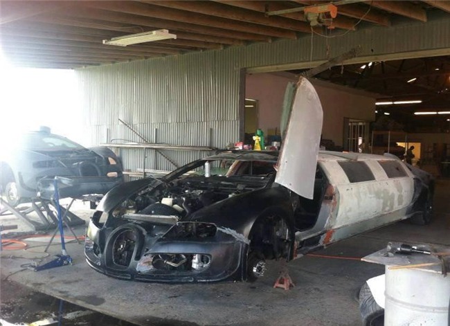 Bugatti Veyron bien thanh xe limousine hinh anh 3