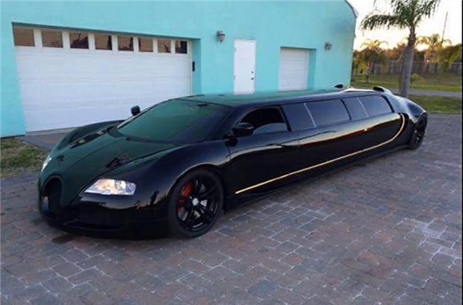Bugatti Veyron bien thanh xe limousine hinh anh 4
