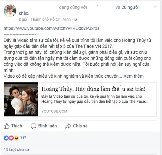 Chuyên gia trang điểm của Hoàng Thùy bất ngờ tung clip đòi vạch trần siêu mẫu có bộ mặt giả dối-2