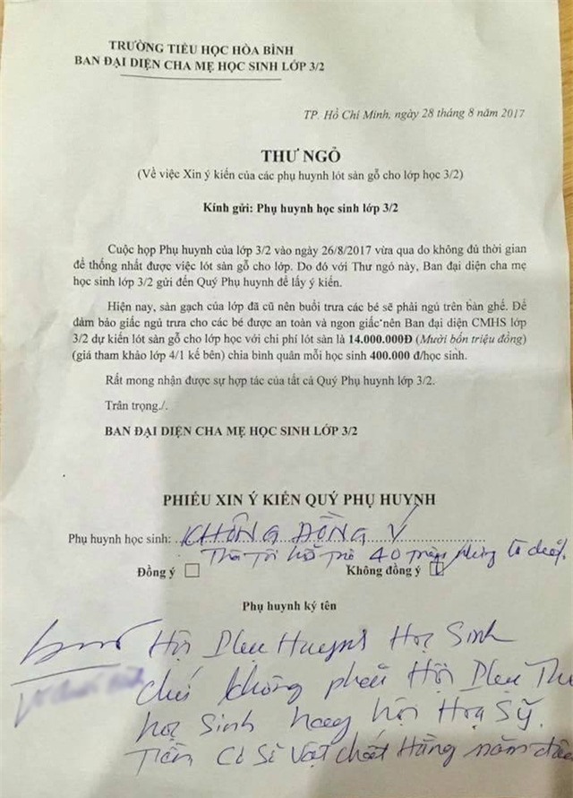 Sau lá đơn kiến nghị bỏ Hội phụ huynh học sinh của ông bố gây sốt, nhiều phụ huynh tranh luận gay gắt - Ảnh 1.