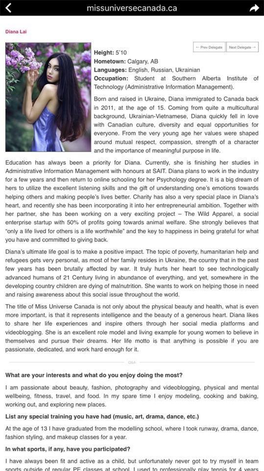 my nhan 21 tuoi goc viet lam nao loan hoa hau hoan vu canada vi qua dep - 1