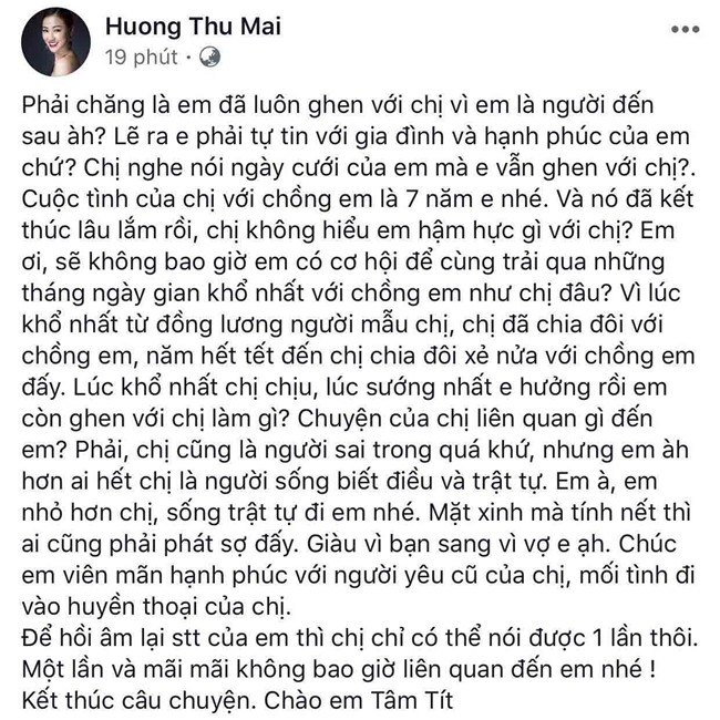 maya "mang" tam tit khong biet trat tu, thua nhan la nguoi cu 7 nam cua chong tam tit - 2