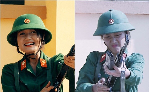 Nghe Hương Giang Idol hô hiệu lệnh trong quân đội, Mai Ngô cười như bị ai thọc lét-4