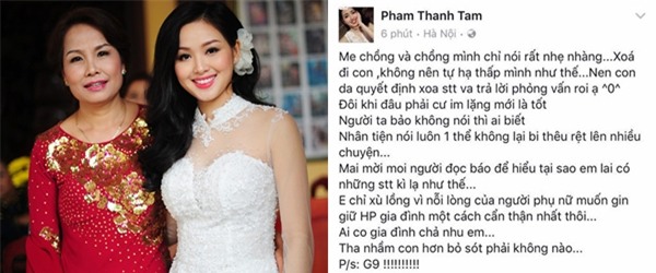 Mẹ chồng Tâm Tít khuyên con dâu không nên tự hạ thấp mình khi đăng đàn đá xéo Maya-6