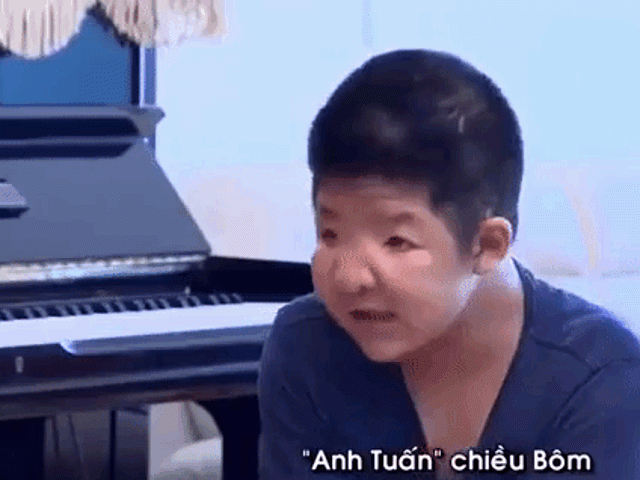 vui ma nghen long khi be bom - con trai quoc tuan goi bo la... anh - 3