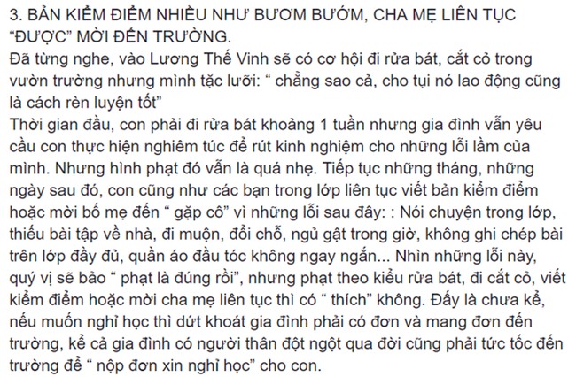 Tâm thư đang gây bão mạng của vị phụ huynh có con theo học tại trường Lương Thế Vinh - Ảnh 4.