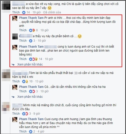 Những bình luận của Tâm Tít với bạn bè trên trang cá nhân tiếp tục thu hút sự quan tâm lớn từ công chúng. - Tin sao Viet - Tin tuc sao Viet - Scandal sao Viet - Tin tuc cua Sao - Tin cua Sao