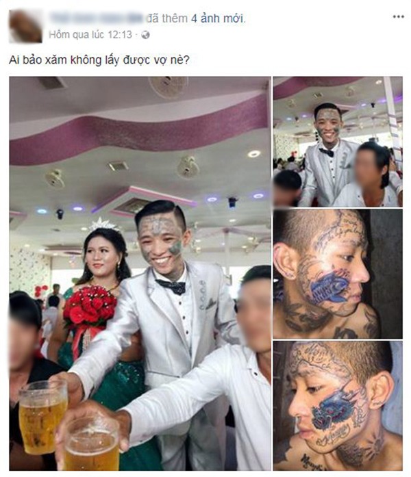 xon xao dam cuoi cua chu re 9x xam tro kin mat ben canh co dau trai nguoc hoan toan - 1