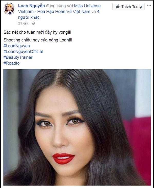 Nguyễn Thị Loan là đại diện chính thức của Việt Nam tại Hoa hậu Hoàn vũ Thế giới 2017?-4